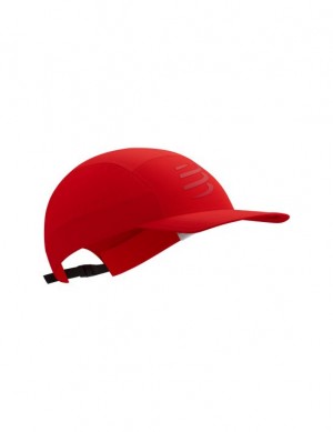 Compressport 5 Panel Light Cap Caps Heren Rood | EFVHPU039