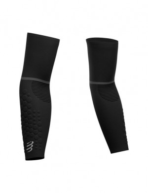 Compressport ArmForce Ultralight Compression Sleeves Dames Zwart | MZFRCI532