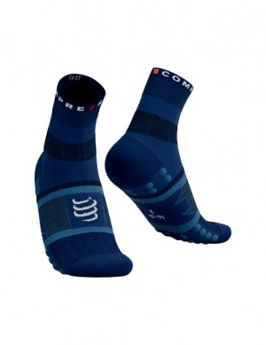 Compressport Fast Wandelen Socks Hiking Socks Heren Blauw | AWXPDT201