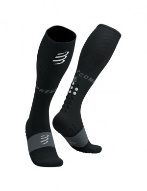 Compressport Full Socks Oxygen Hardloopsokken Heren Zwart | ABJRDG067