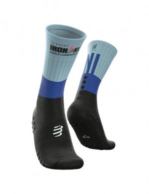 Compressport Mid Compression Socks Hardloopsokken Heren Gekleurd | RGIBUZ847