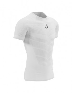 Compressport On/Off SS TShirt M T-shirts Unisex Wit | LJHWIS298