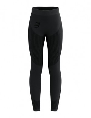 Compressport On/Off Tights W Leggings Dames Zwart | HCOXUF093