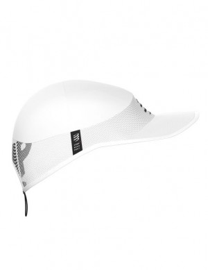 Compressport Pro Race Cap Caps Heren Wit | MTLZJR087