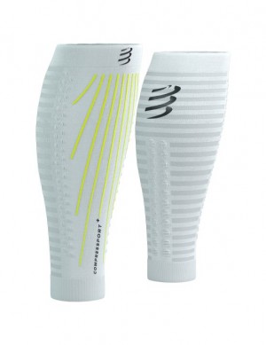 Compressport R2 AERO Accessoires Unisex Wit Geel | TMQYNA305