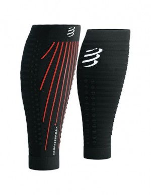 Compressport R2 AERO Compression Sleeves Dames Zwart | ISLTGF310