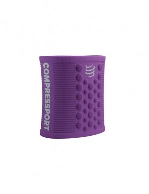 Compressport Sweatbands 3D.Dots Accessoires Heren Paars Wit | TGIEDY492