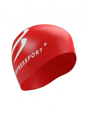 Compressport Swim Cap Accessoires Unisex Rood | MFHWZJ826