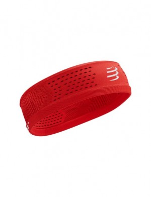 Compressport Thin Headband On/Off Accessoires Unisex Rood | TUFYVZ473