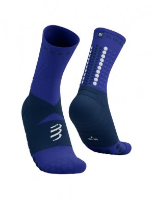 Compressport Ultra Trail Socks V2.0 Hardloopsokken Heren Blauw | RZIKMQ147