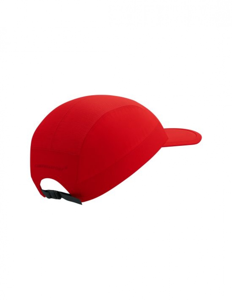 Compressport 5 Panel Light Cap Caps Dames Rood | OXLCKU087