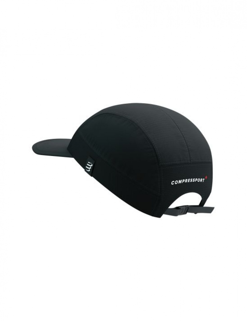 Compressport 5 Panel Light Cap Caps Heren Zwart | UMNQFR214