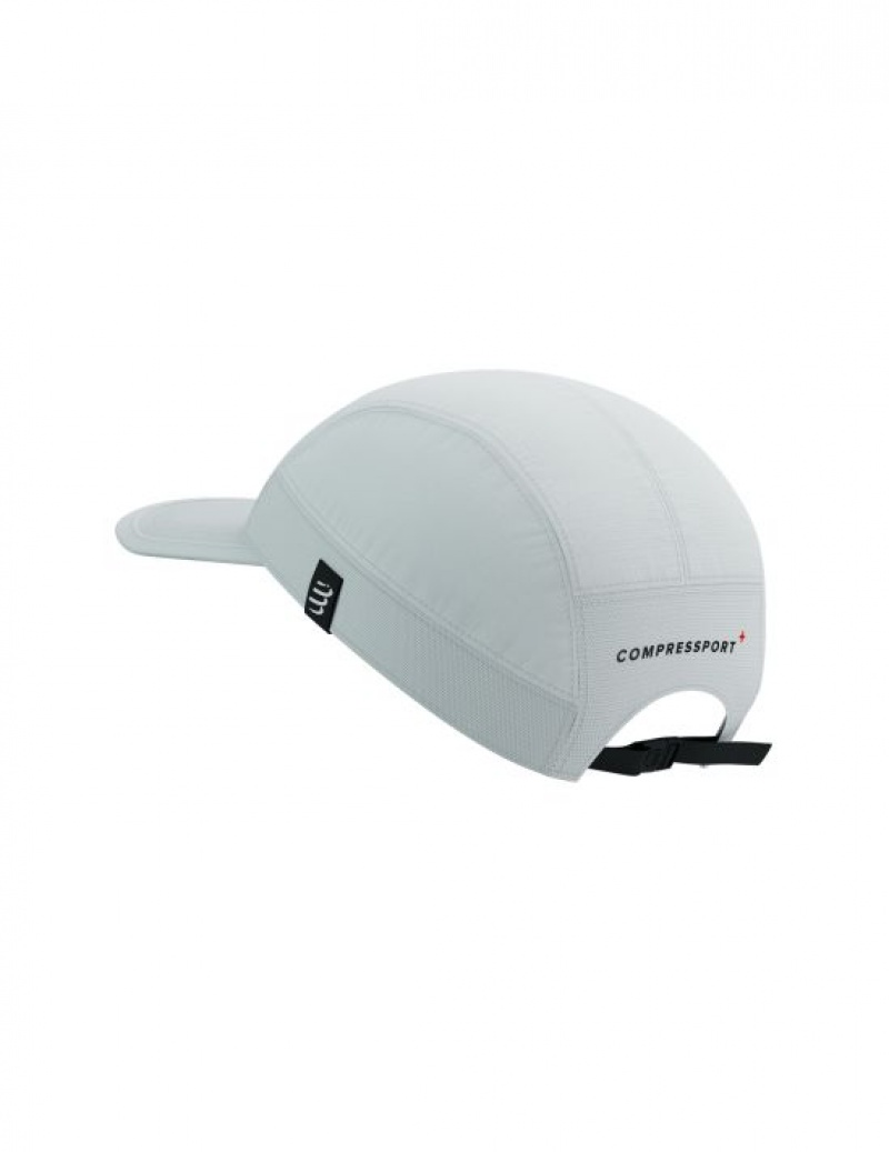 Compressport 5 Panel Light Cap Caps Heren Wit | PZEFQM203