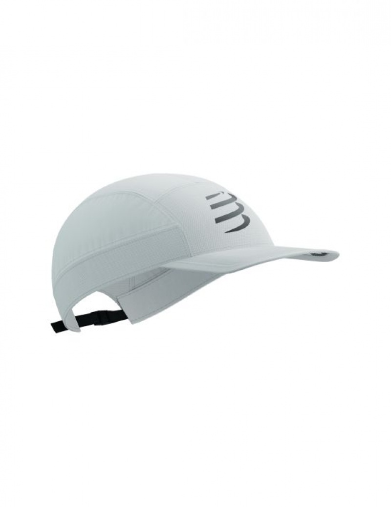 Compressport 5 Panel Light Cap Caps Heren Wit | PZEFQM203