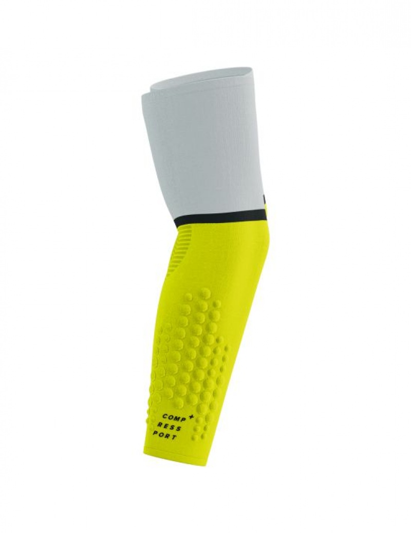 Compressport ArmForce Ultralight Accessoires Unisex Wit Geel | OZVSQK872