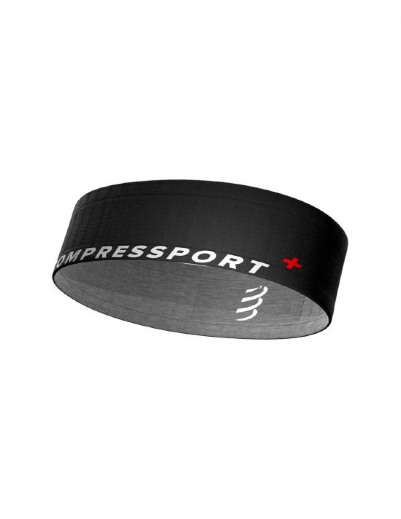 Compressport Free Belt Heuptas Dames Zwart Grijs | DKZAGS970