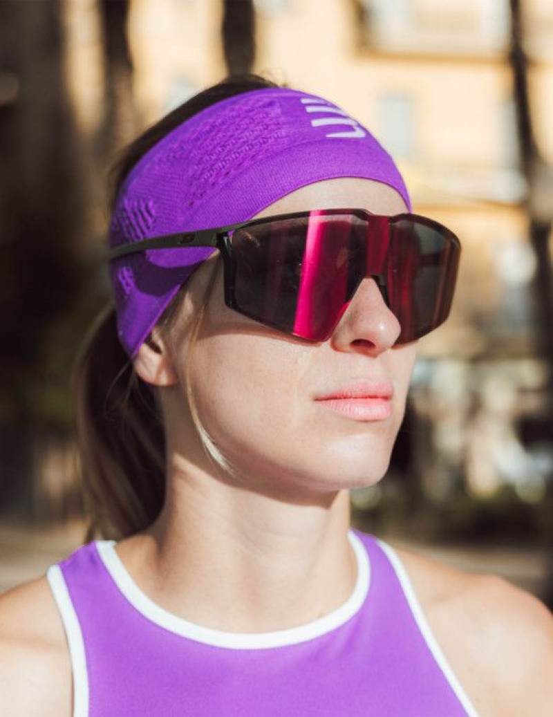 Compressport Headband On/Off Accessoires Unisex Paars | THVSWK648