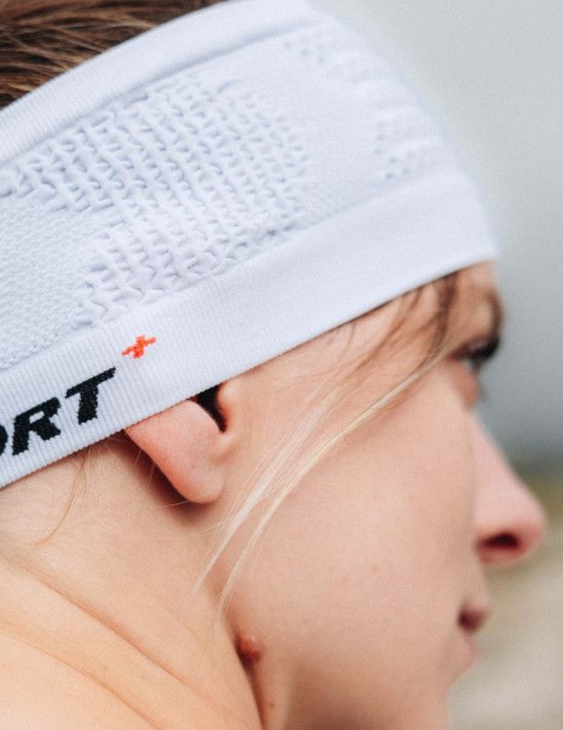 Compressport Headband On/Off Accessoires Unisex Wit | QGLSZO390