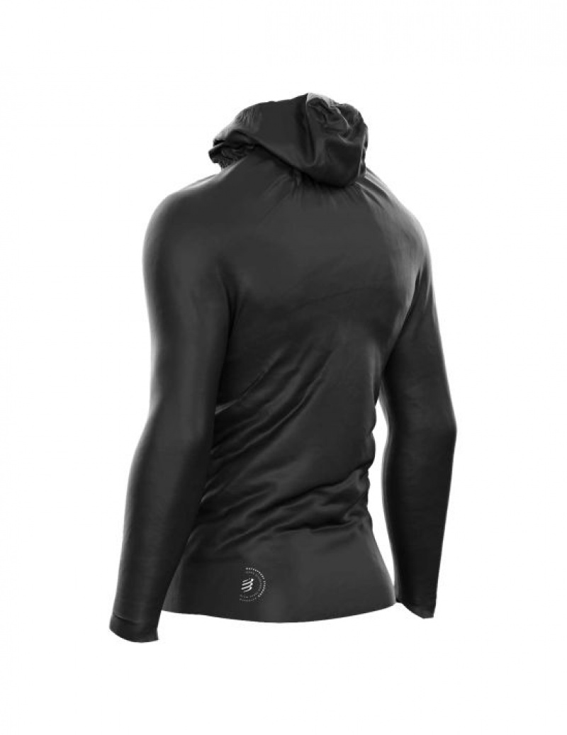 Compressport Hurricane Waterdichte 10/10 Jacket Jassen Heren Zwart | OKLRCZ450