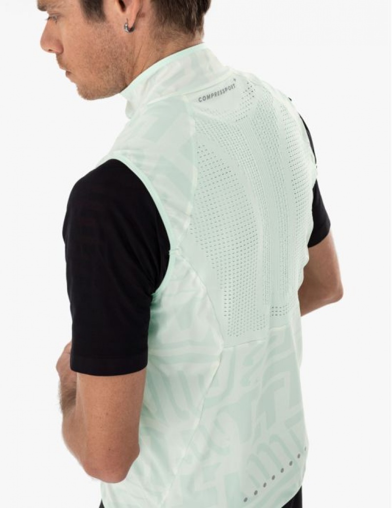 Compressport Hurricane Windproof Vest M Hardloopjack Heren Gekleurd | TGWRXL927