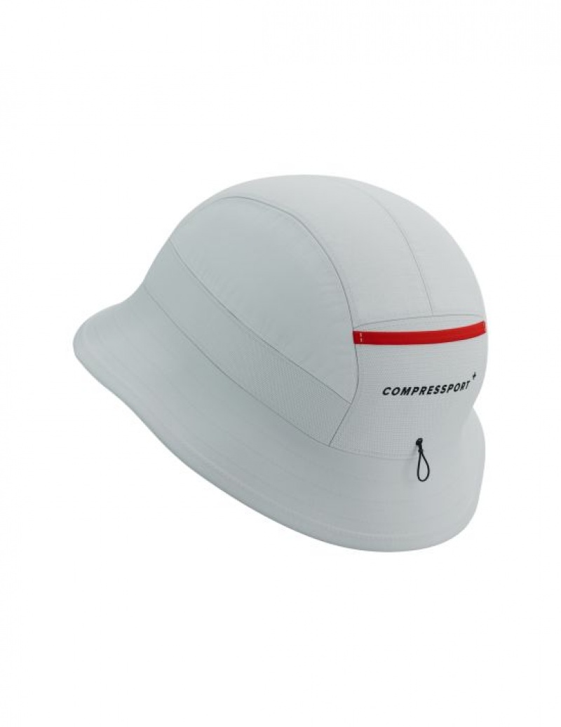 Compressport Ice Bob Caps Heren Wit | DNREIZ891