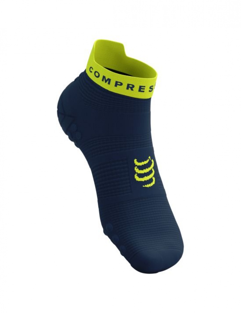 Compressport Pro Race Socks v4.0 Run Low Hardloopsokken Heren Groen | FWEZQN743