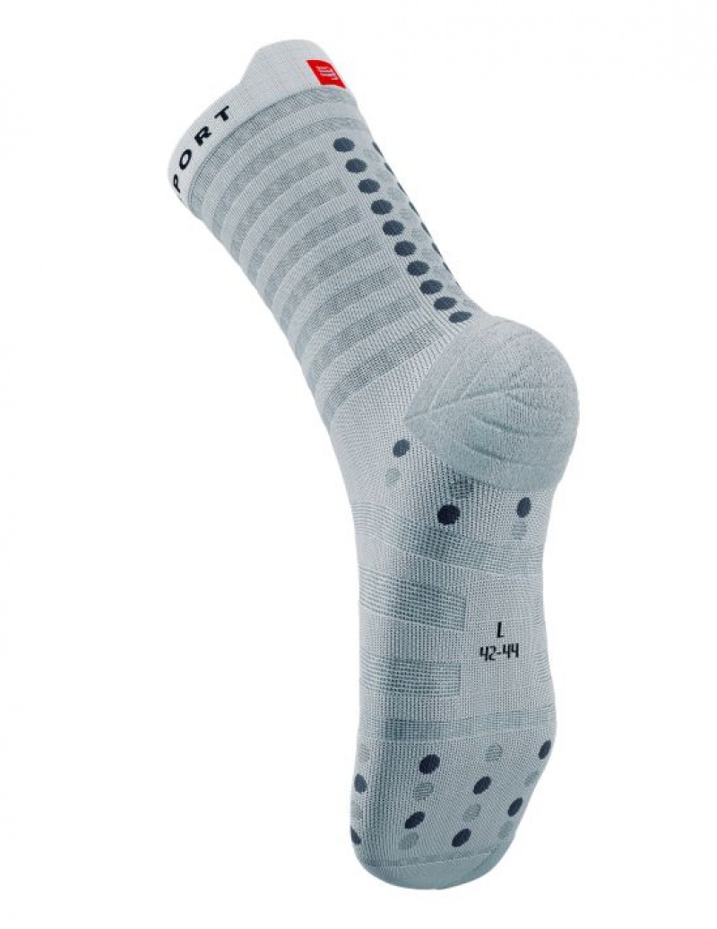 Compressport Pro Race Socks v4.0 Ultralight Run High Hardloopsokken Heren Wit | VRGSYK804