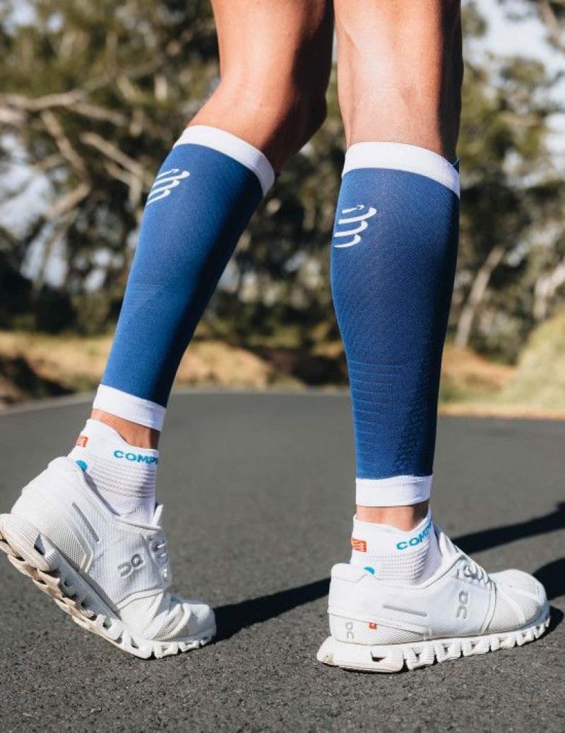 Compressport R2 3.0 Compression Sleeves Heren Blauw | WFPQTZ216