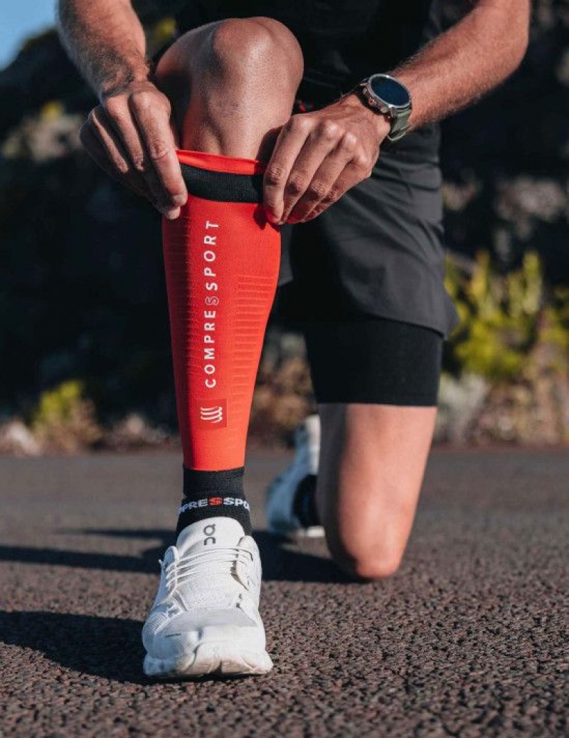 Compressport R2 3.0 Compression Sleeves Heren Rood | VHYBTE572