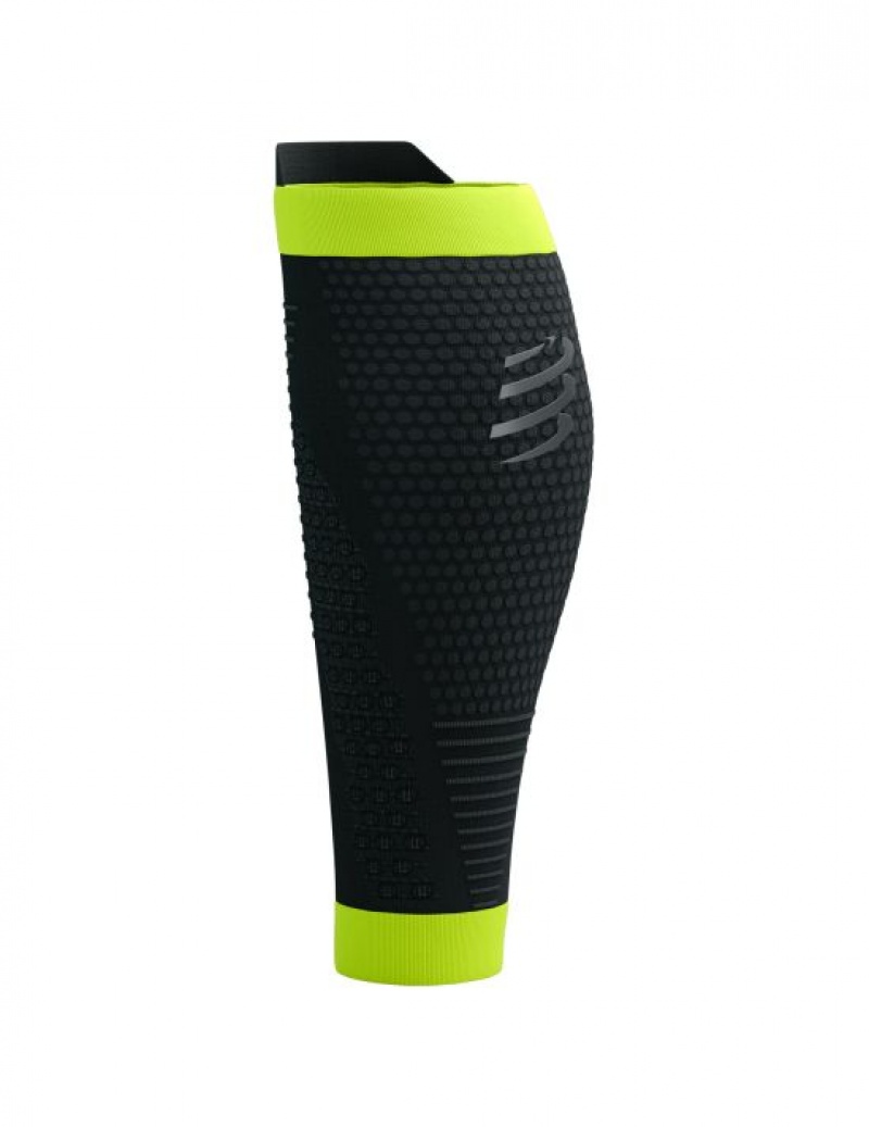 Compressport R2 3.0 Flash Caps Heren Zwart Geel | YORGNQ840