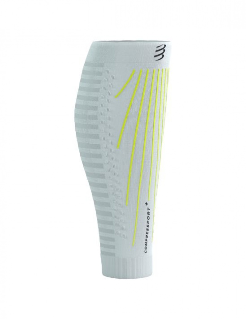 Compressport R2 AERO Accessoires Unisex Wit Geel | TMQYNA305