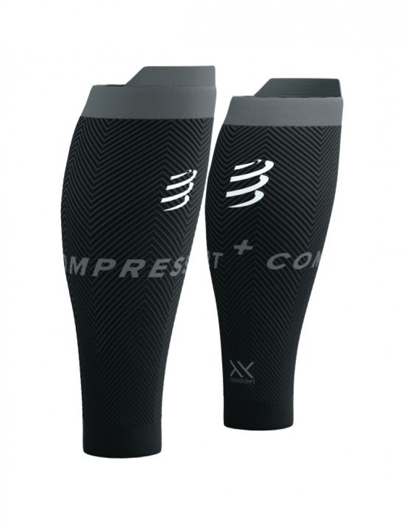 Compressport R2 Oxygen Compression Sleeves Heren Zwart | KTXJOQ504