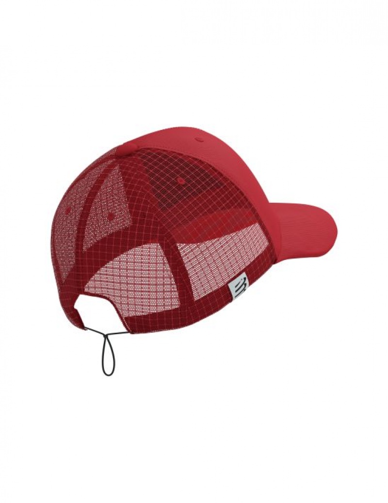 Compressport Race Trucker Cap Caps Heren Rood | GKDZAC176