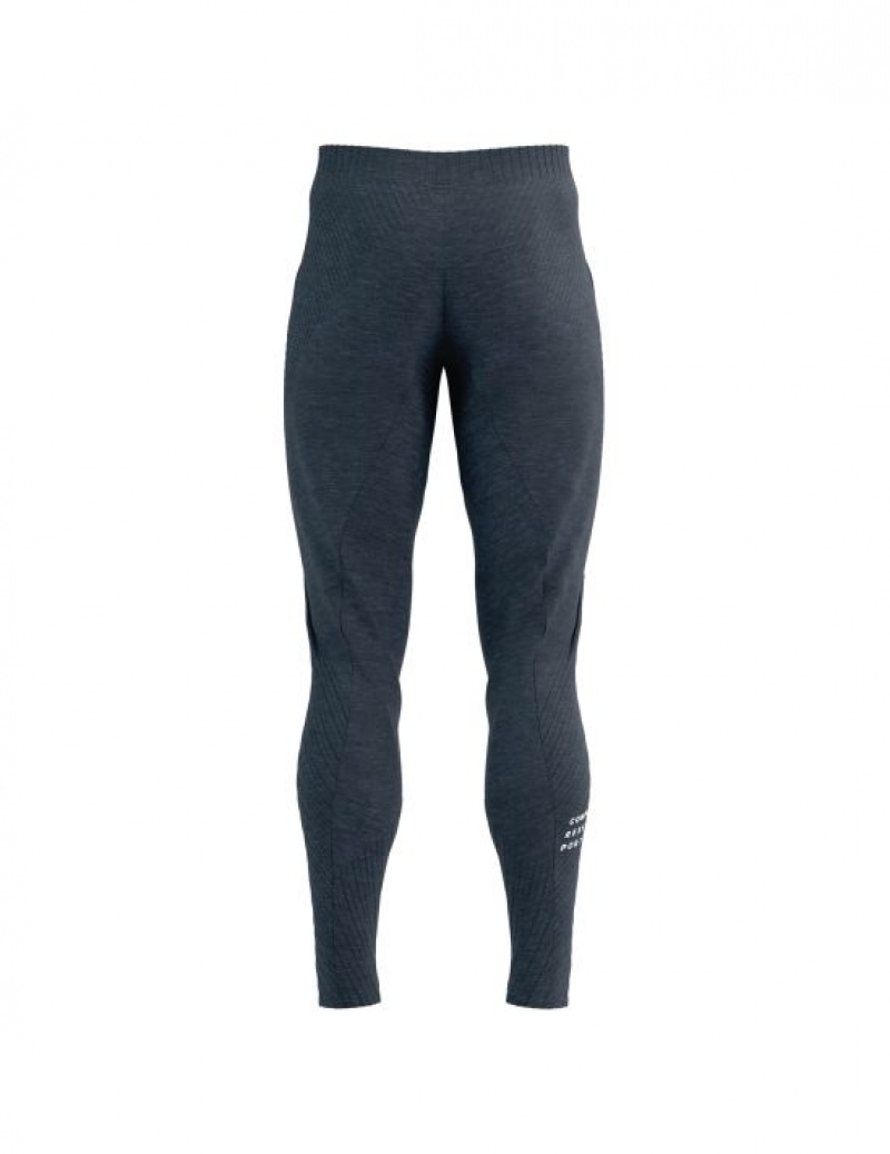 Compressport Seamless Pants Broek Dames Indigo | TGASZR438