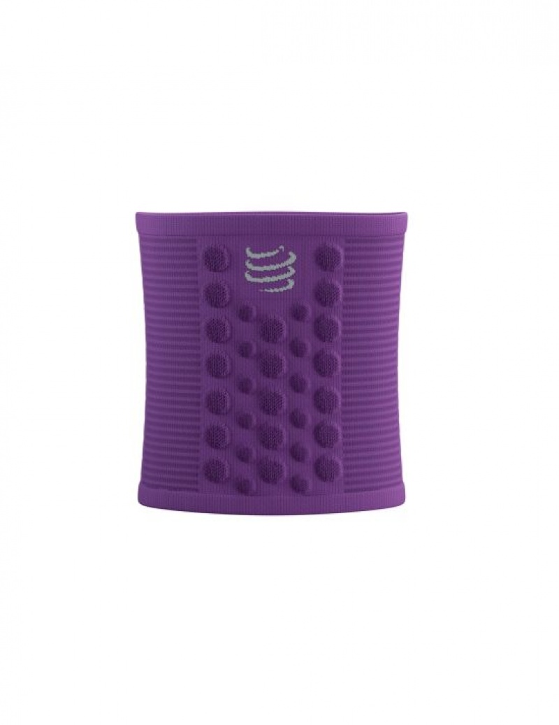 Compressport Sweatbands 3D.Dots Wrist Sweatbands Dames Paars Wit | PVGZBW147