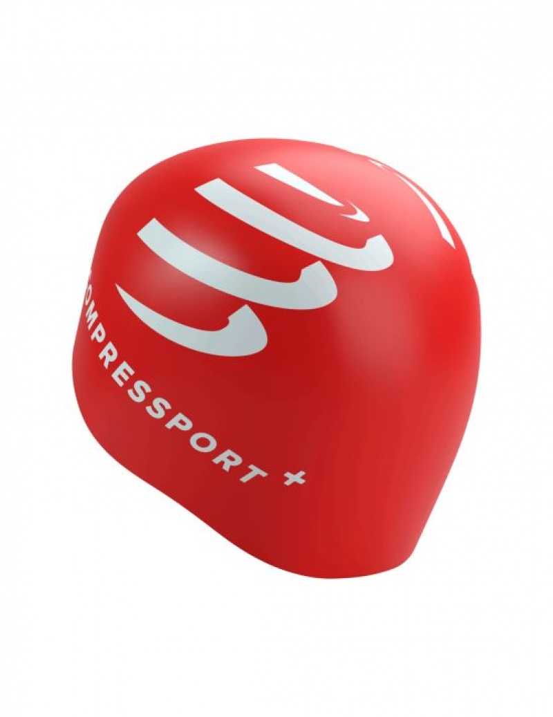 Compressport Swim Cap Accessoires Unisex Rood | MFHWZJ826