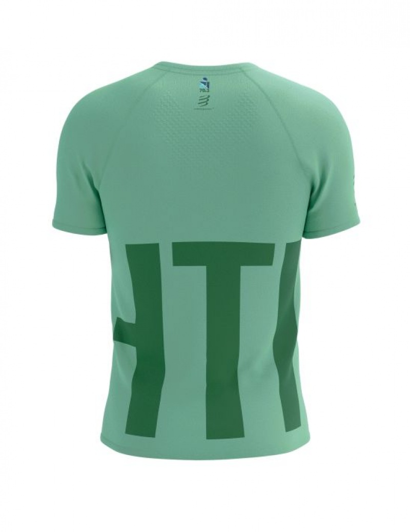 Compressport TRAINING SS Tshirt M Hardloopshirts Heren Gekleurd | WQSDRV013