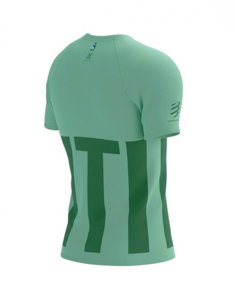 Compressport TRAINING SS Tshirt M Hardloopshirts Heren Gekleurd | WQSDRV013