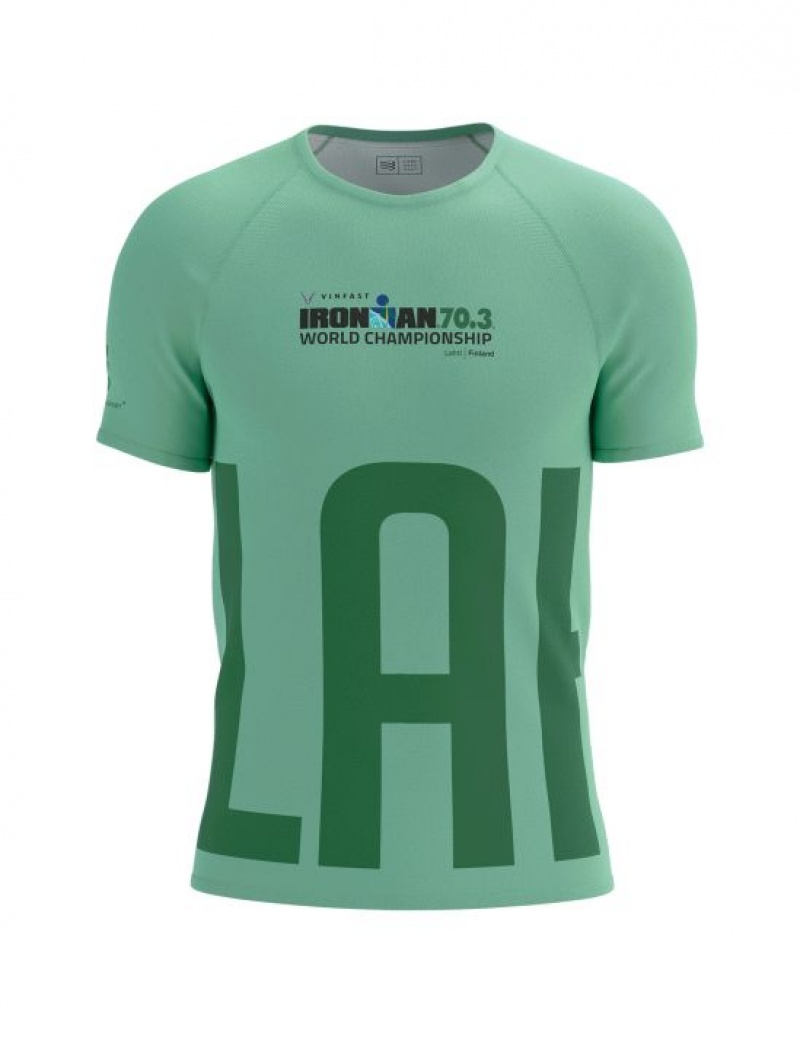 Compressport TRAINING SS Tshirt M Hardloopshirts Heren Gekleurd | WQSDRV013