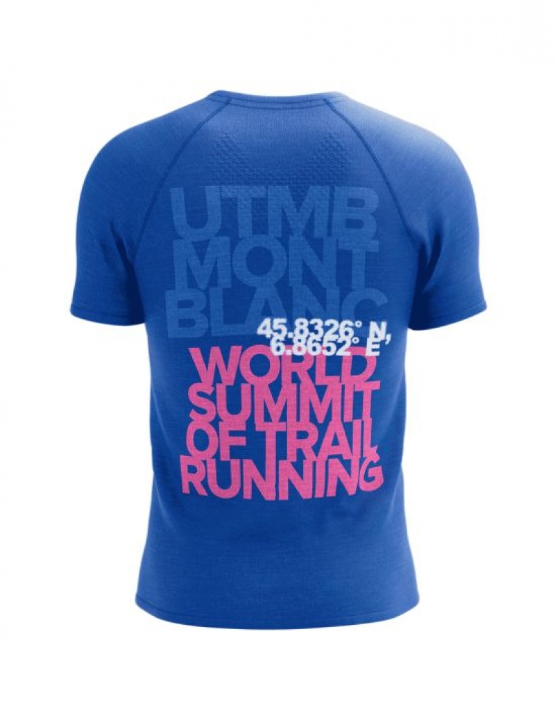 Compressport TRAINING SS Tshirt M Hardloopshirts Heren Gekleurd | WEZAIC218