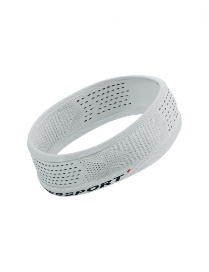 Compressport Thin Headband On/Off Accessoires Heren Wit | SCQITL604