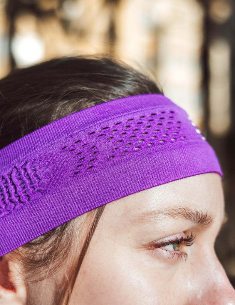 Compressport Thin Headband On/Off Accessoires Unisex Paars | FCQPJR618