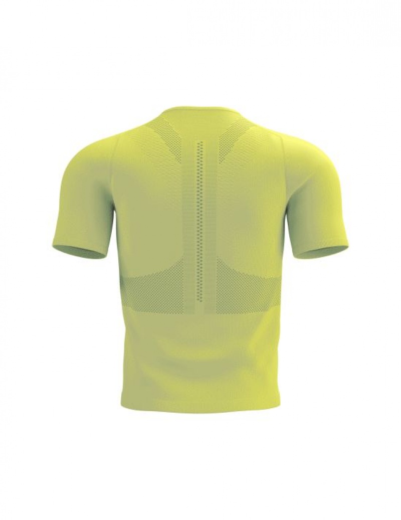 Compressport Trail Half-Zip Fitted SS Top T-shirts Unisex Groen | RENWXT364