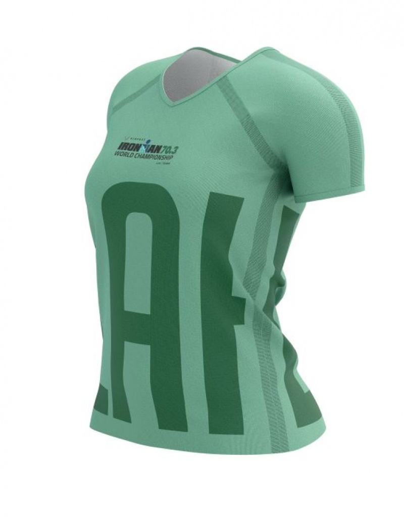 Compressport Training SS Tshirt W T-shirts Dames Gekleurd | QYNAOX685