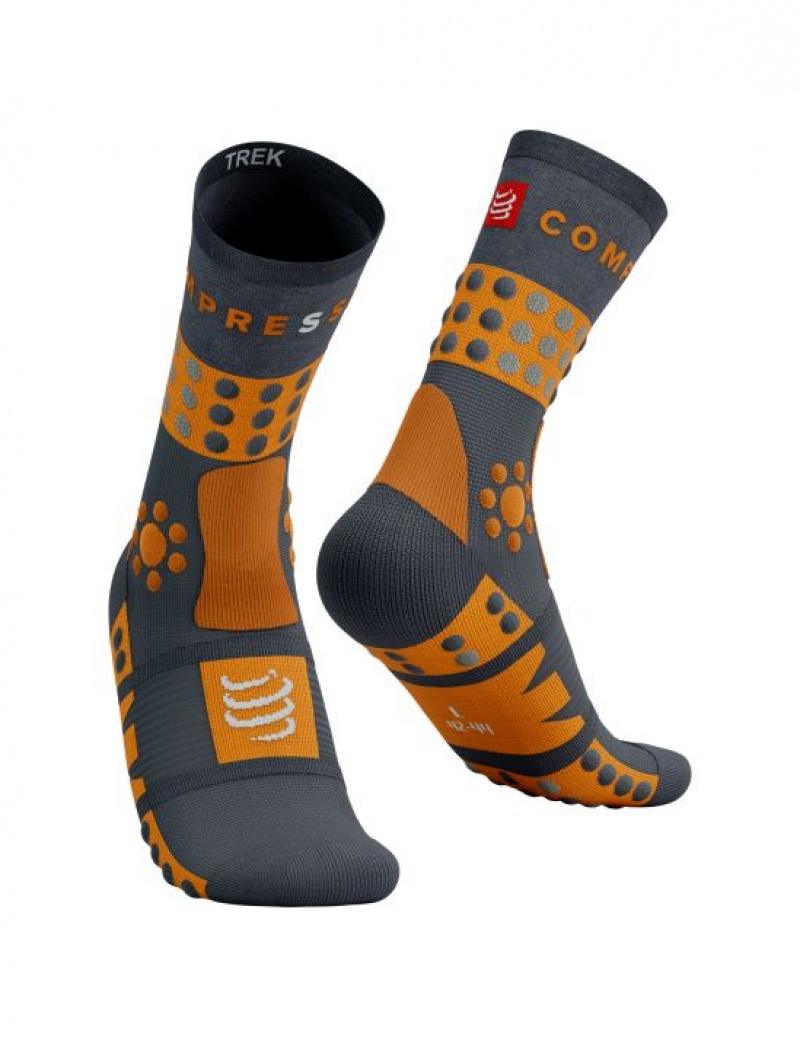 Compressport Trekking Socks Hiking Socks Heren Gekleurd | HPQLMB976