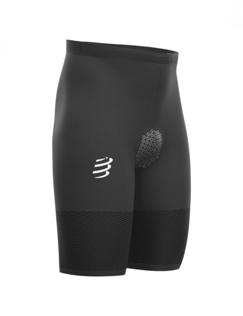 Compressport Tri Under Control Kort Korte Broek Unisex Zwart | UCVLJG632