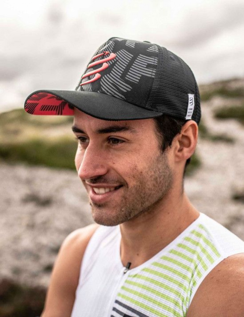 Compressport Trucker Cap Caps Heren Zwart | RAPIVO378