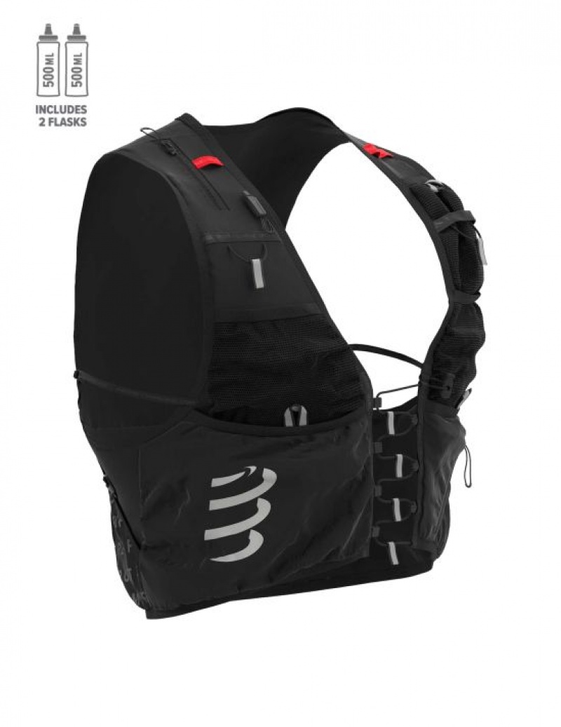 Compressport UltRun S Pack Evo 10 Hardlooprugzak Dames Zwart | WJOUXM763