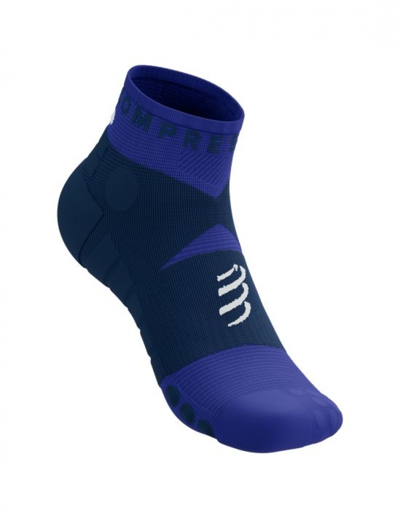 Compressport Ultra Trail Low Socks Hardloopsokken Heren Blauw | ERMNWG392