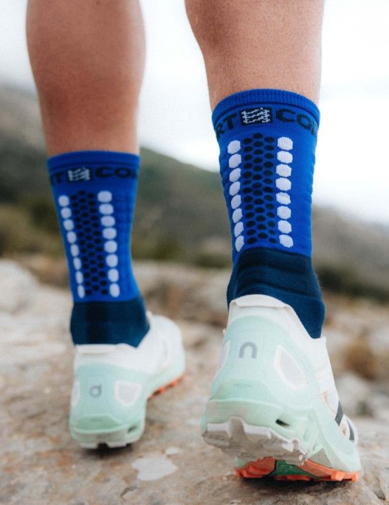 Compressport Ultra Trail Socks V2.0 Sokken Unisex Blauw | GOHPNC432